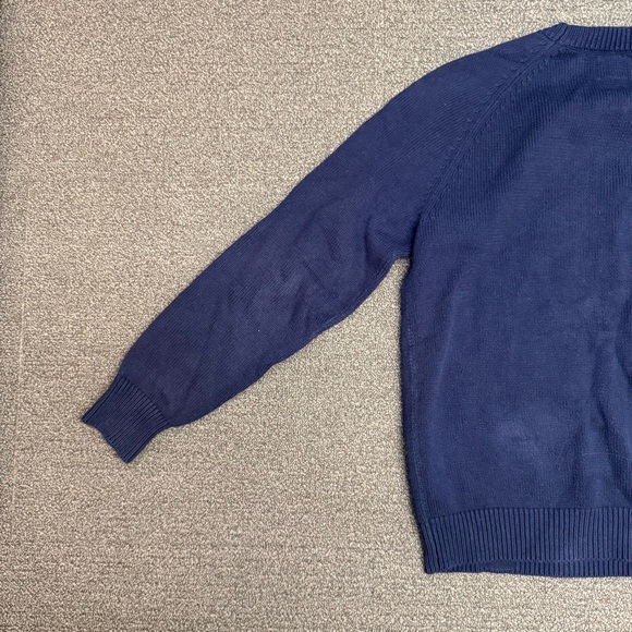 Hillflint University of Michigan Navy Block M Heritage Sweater - Picture 8 of 12